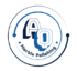 Professional marble polishing service with 10% off offer, featuring shiny marble flooring and floor polishing machine.
